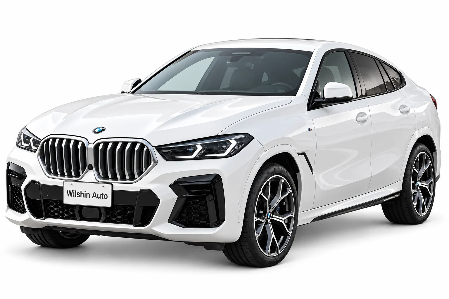 BMW X6 — White illustration