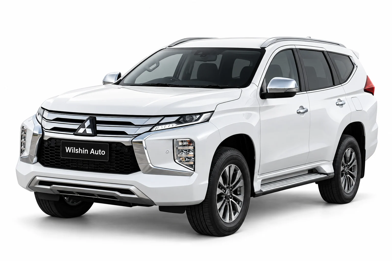 Mitsubishi Pajero Sport — White illustration