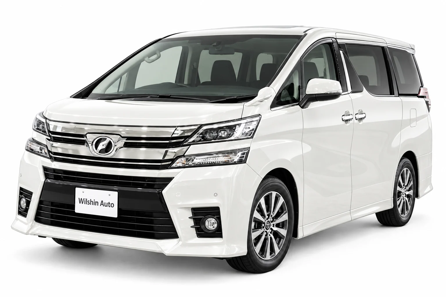 Toyota Vellfire — White illustration