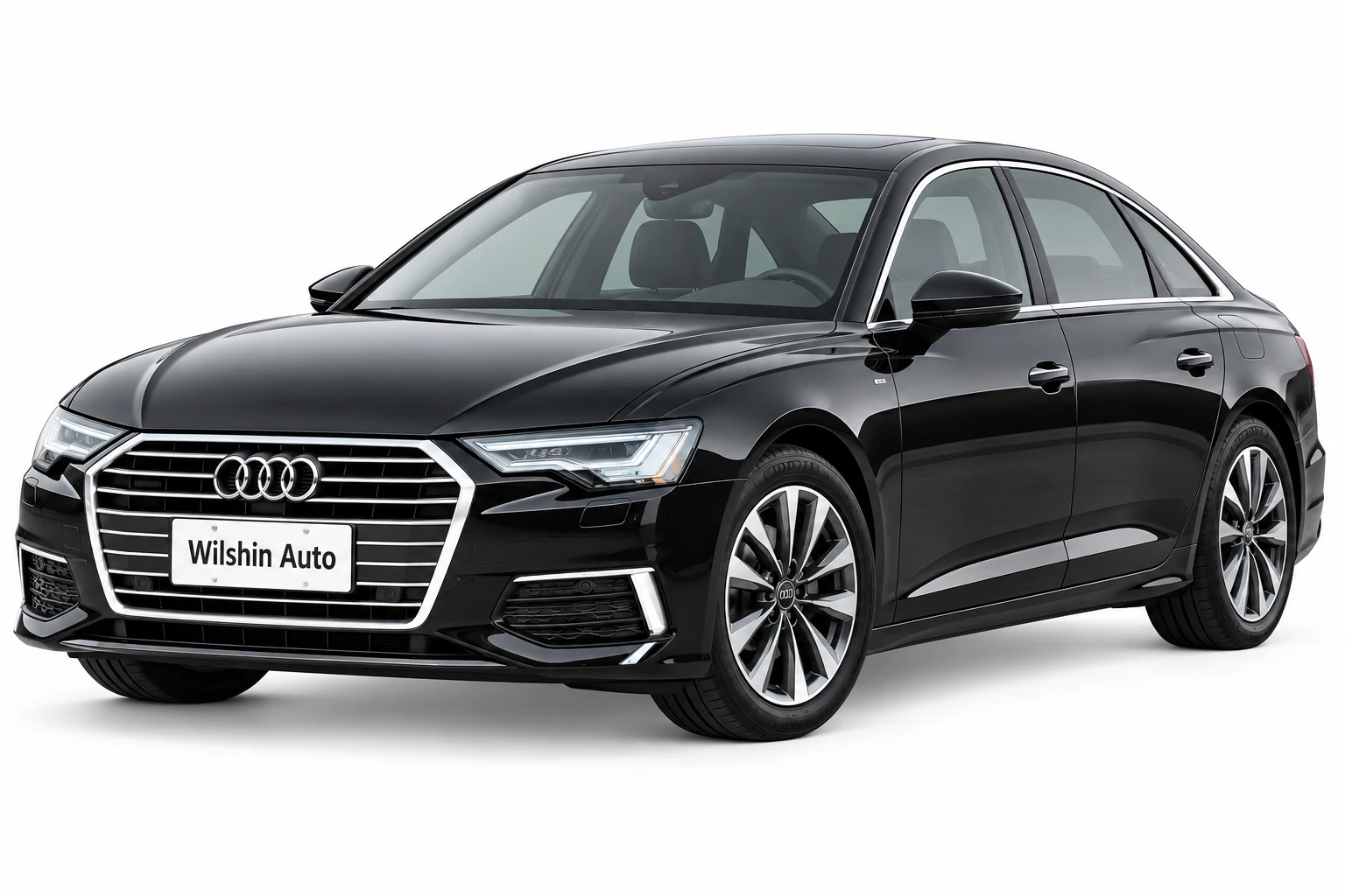 Audi A6 exterior, white-background model illustration