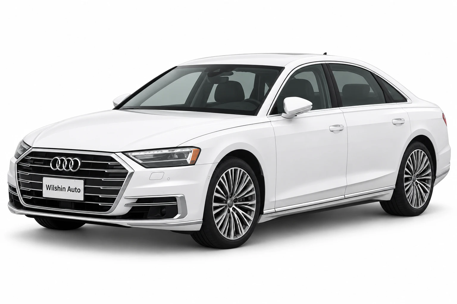 Audi A8 — White illustration
