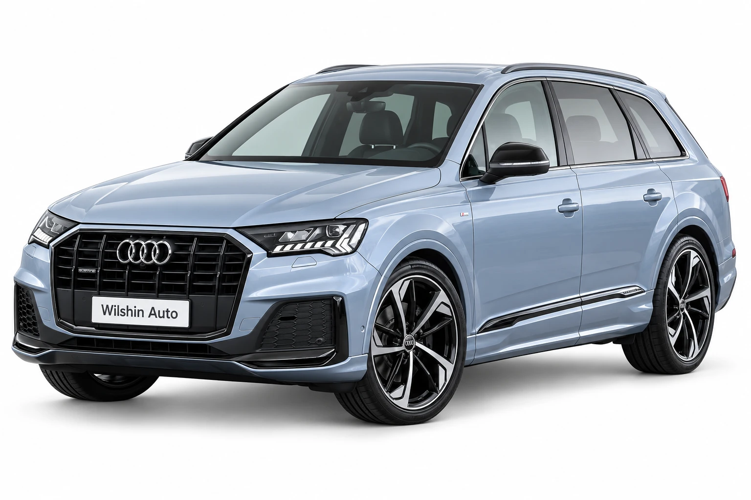 Audi Q7 — Light Blue illustration