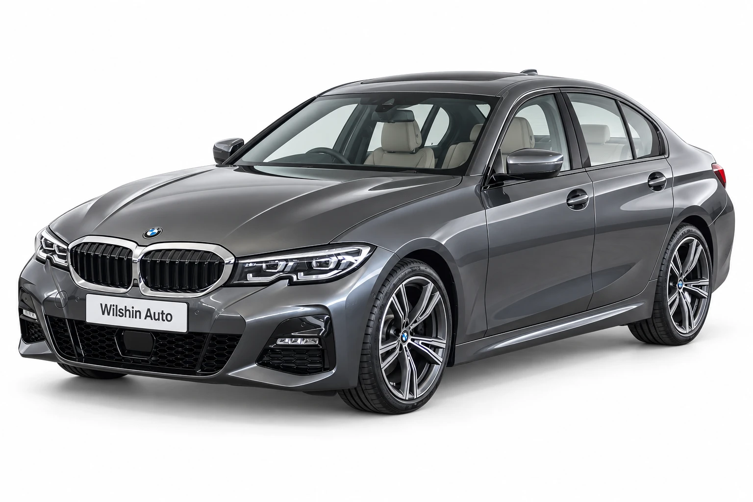 BMW 3 Series — Gray illustration