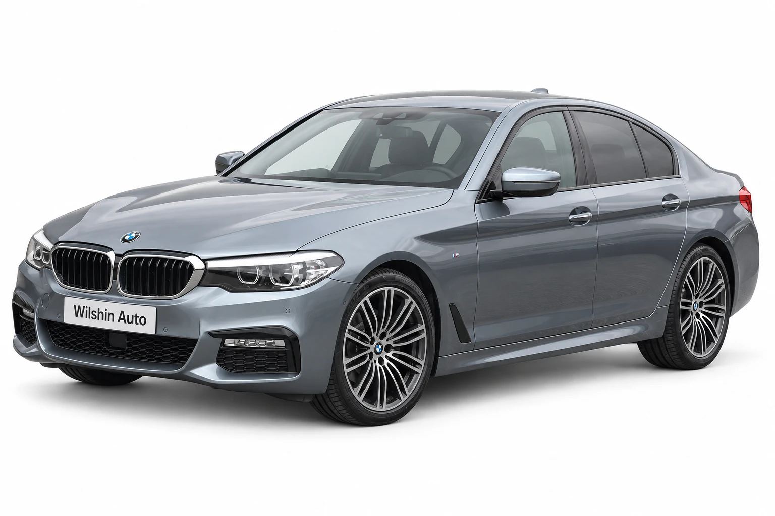 BMW 5 Series — Gray illustration