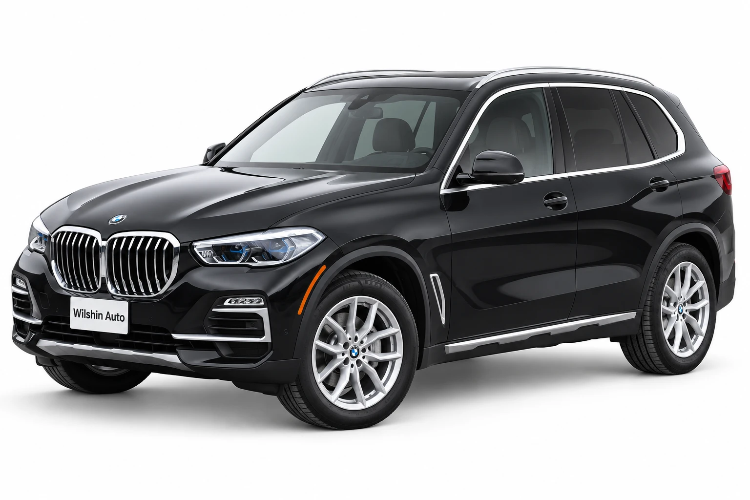 BMW X5 exterior, white-background model illustration