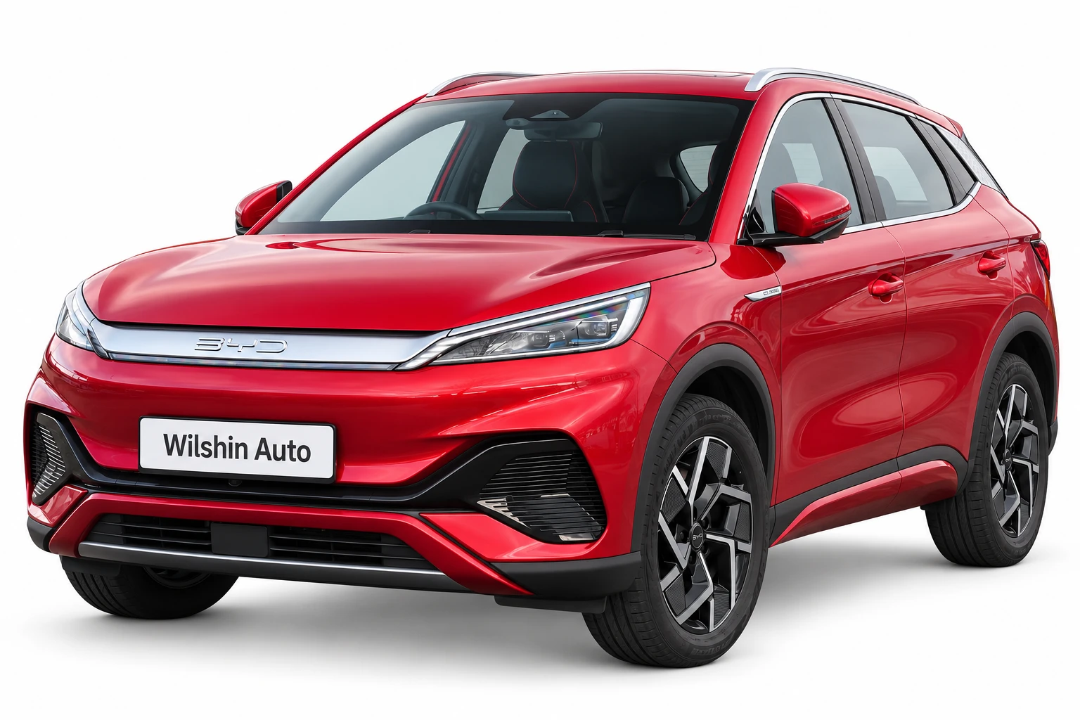 BYD Atto 3 exterior, white-background model illustration