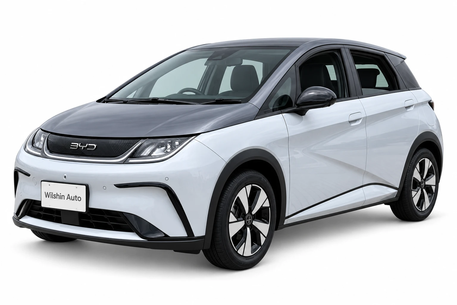 BYD Dolphin — Light Blue illustration