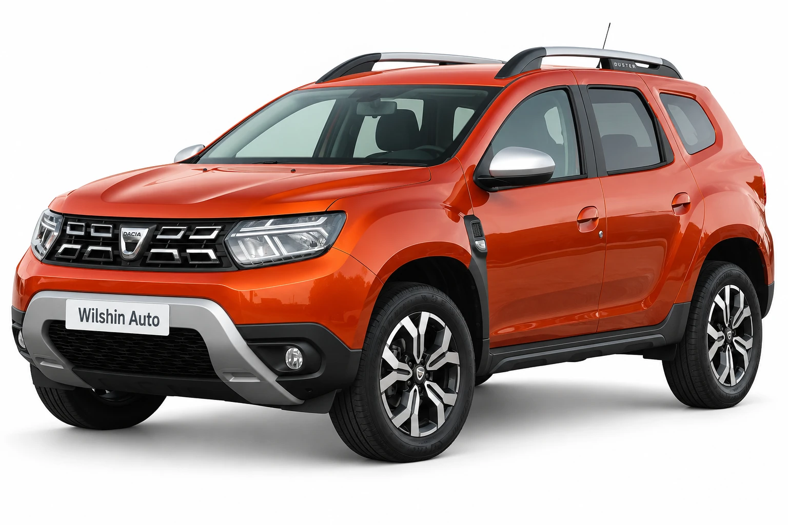 Dacia Duster — Orange illustration