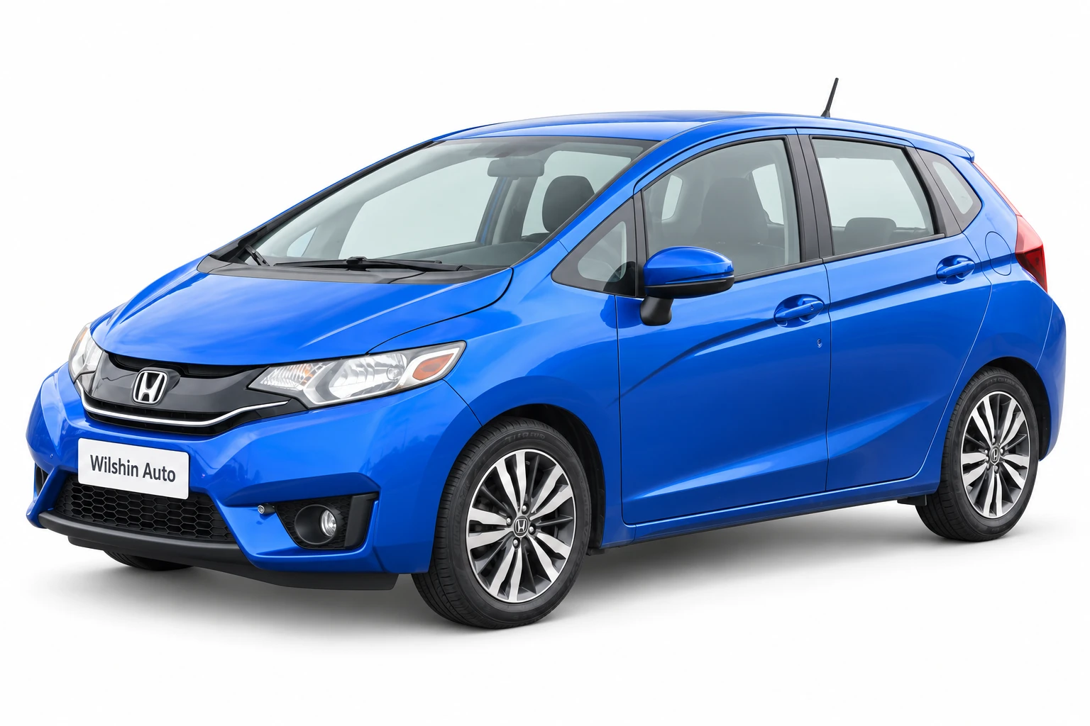 Honda Fit — Blue illustration