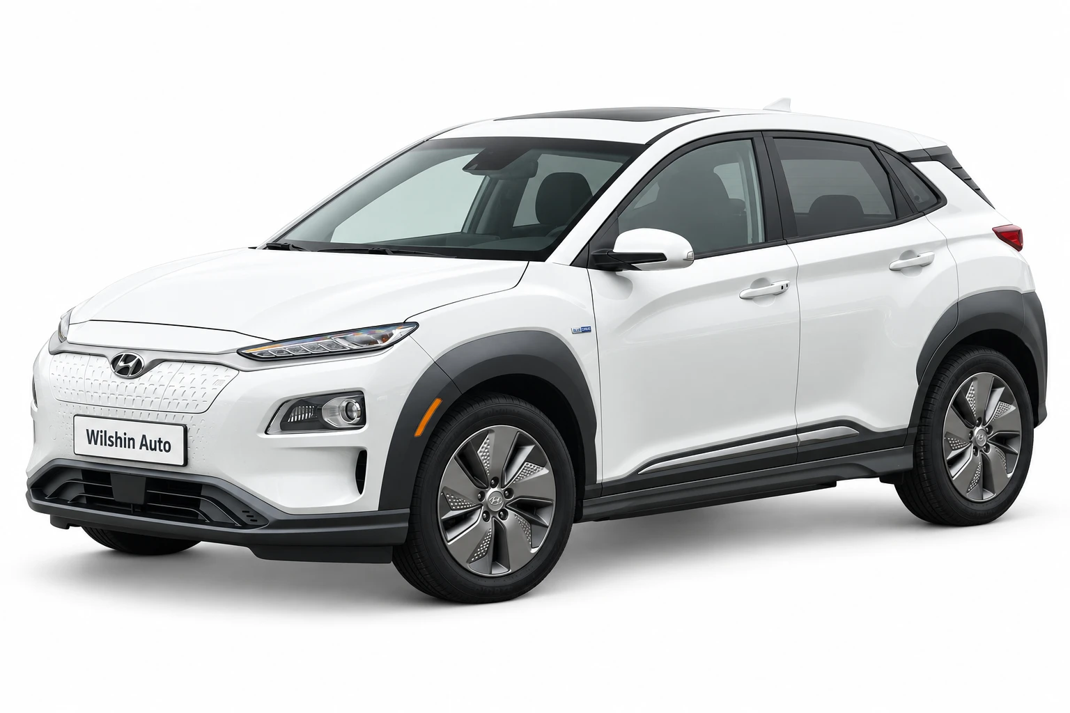 Hyundai Kona Electric — White illustration