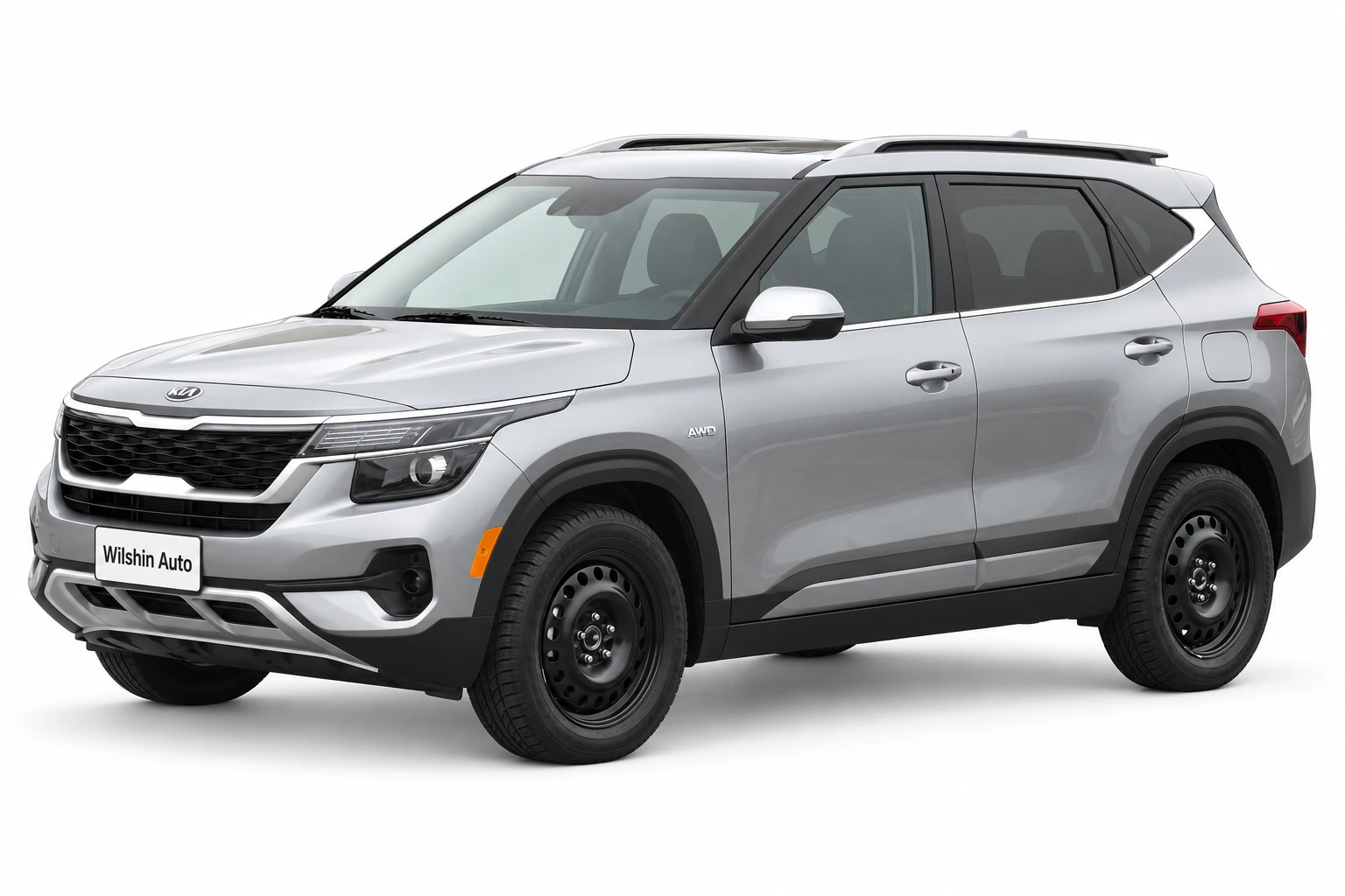 Kia Seltos — Silver illustration