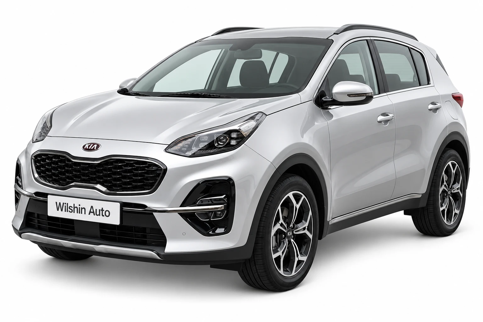 Kia Sportage — Silver illustration