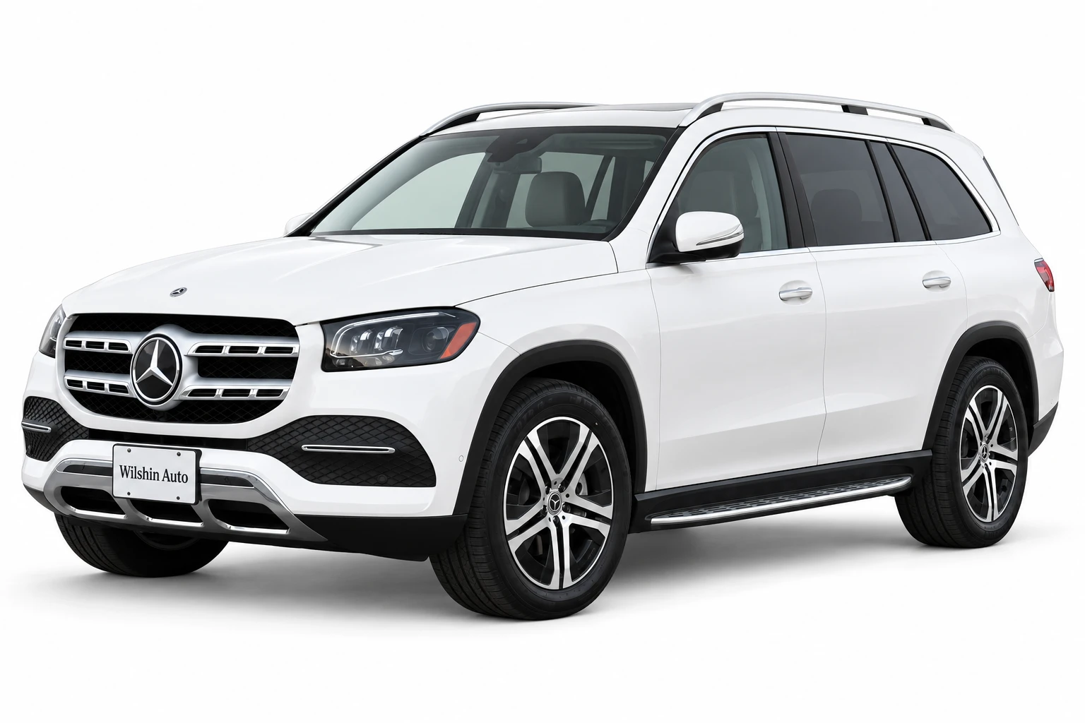 Mercedes-Benz GLS — White illustration
