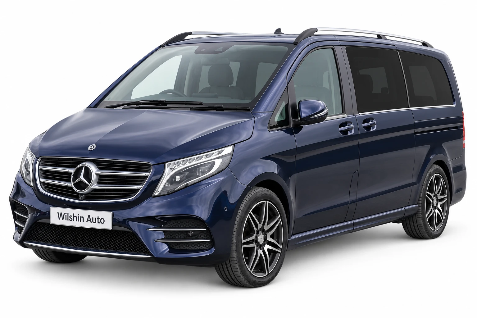 Mercedes-Benz V-Class exterior, white-background model illustration