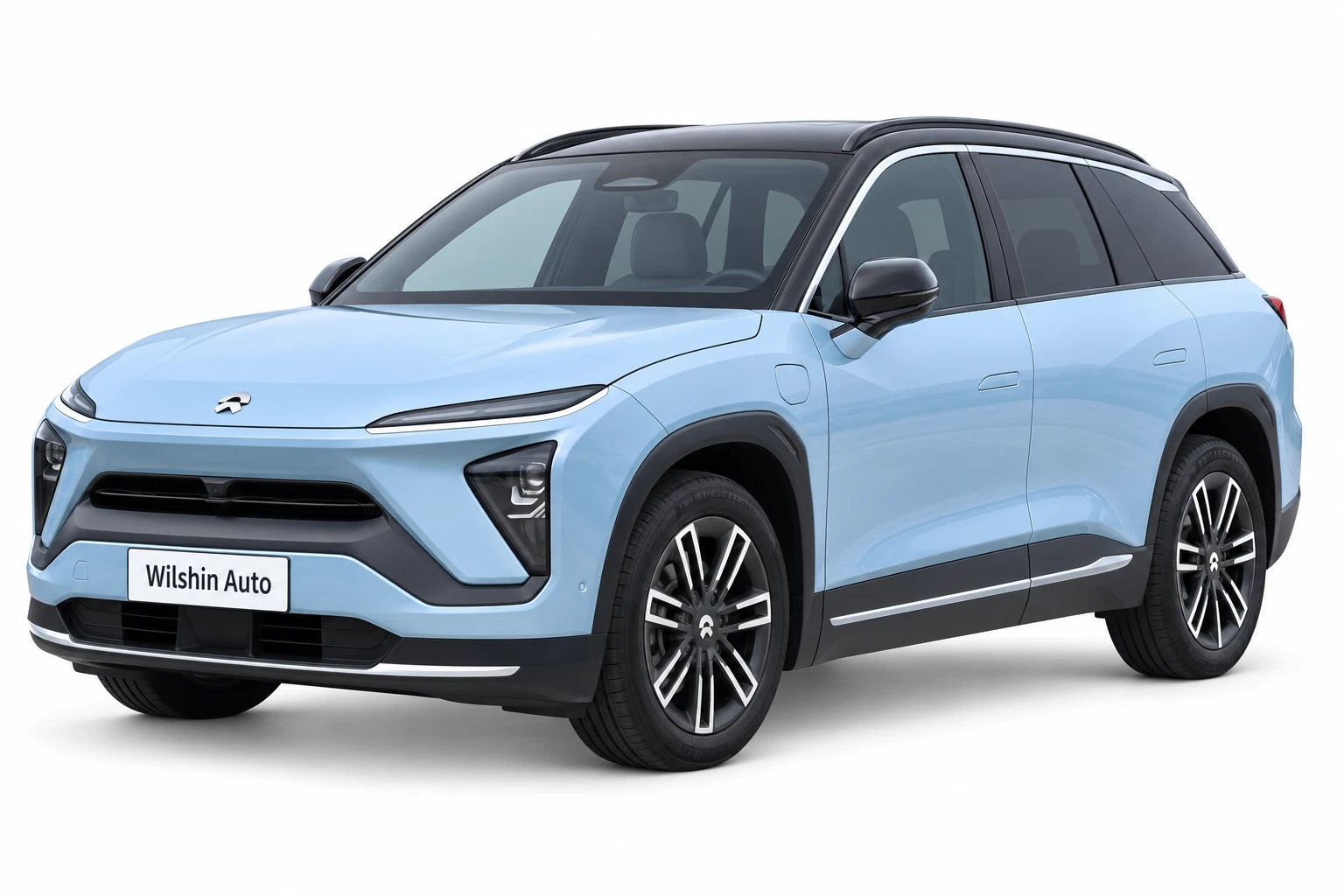 NIO ES6 exterior, white-background model illustration