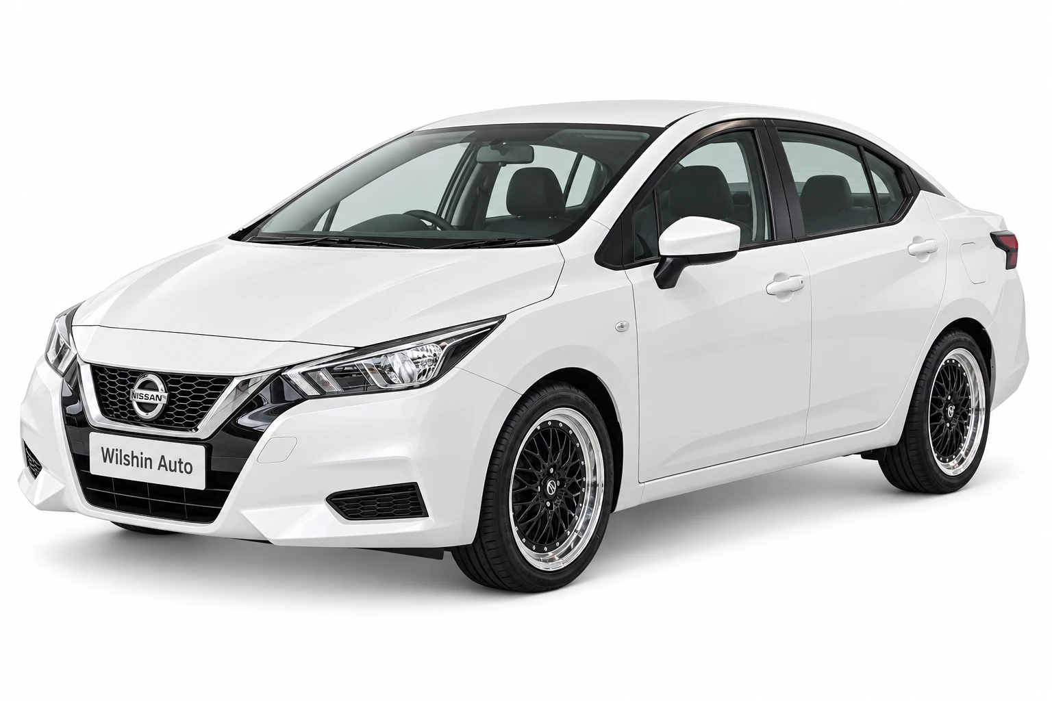 Nissan Almera — White illustration