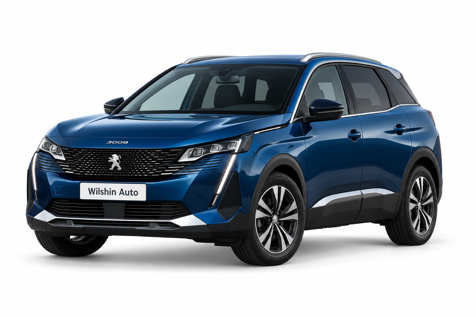 Peugeot 3008 — Dark Blue illustration