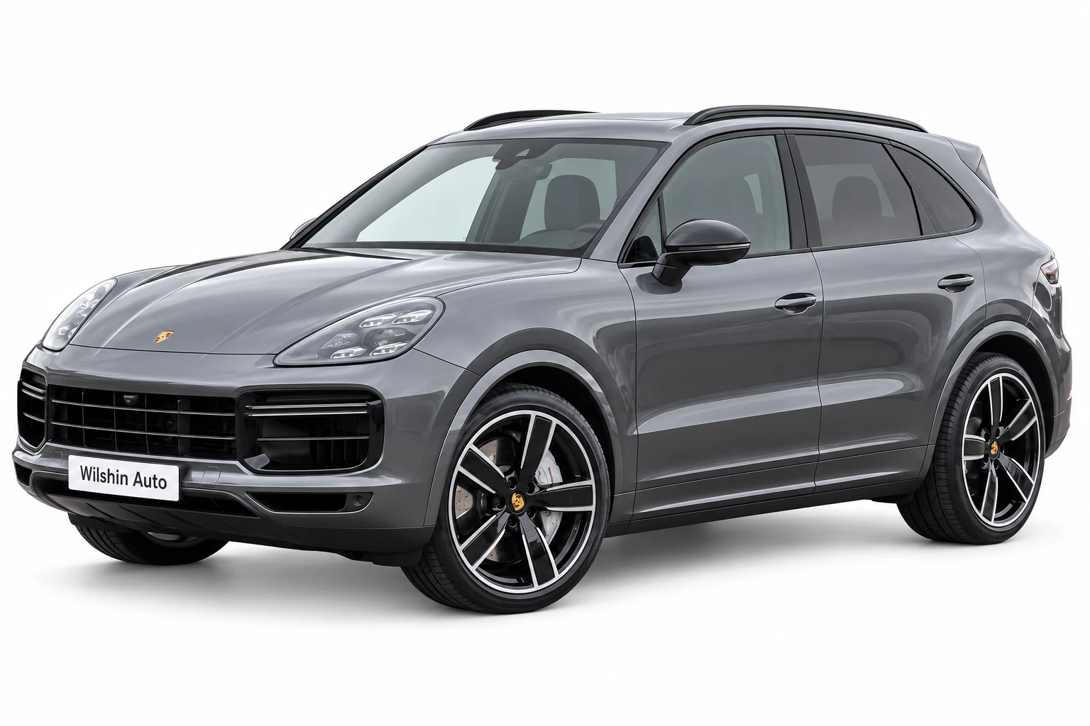 Porsche Cayenne exterior, white-background model illustration