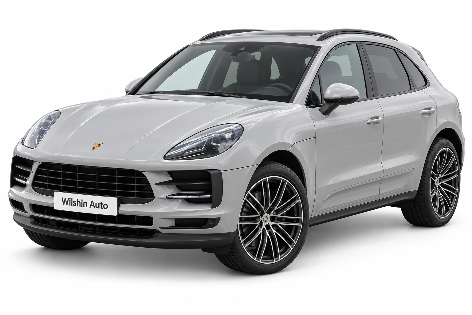 Porsche Macan — Silver illustration