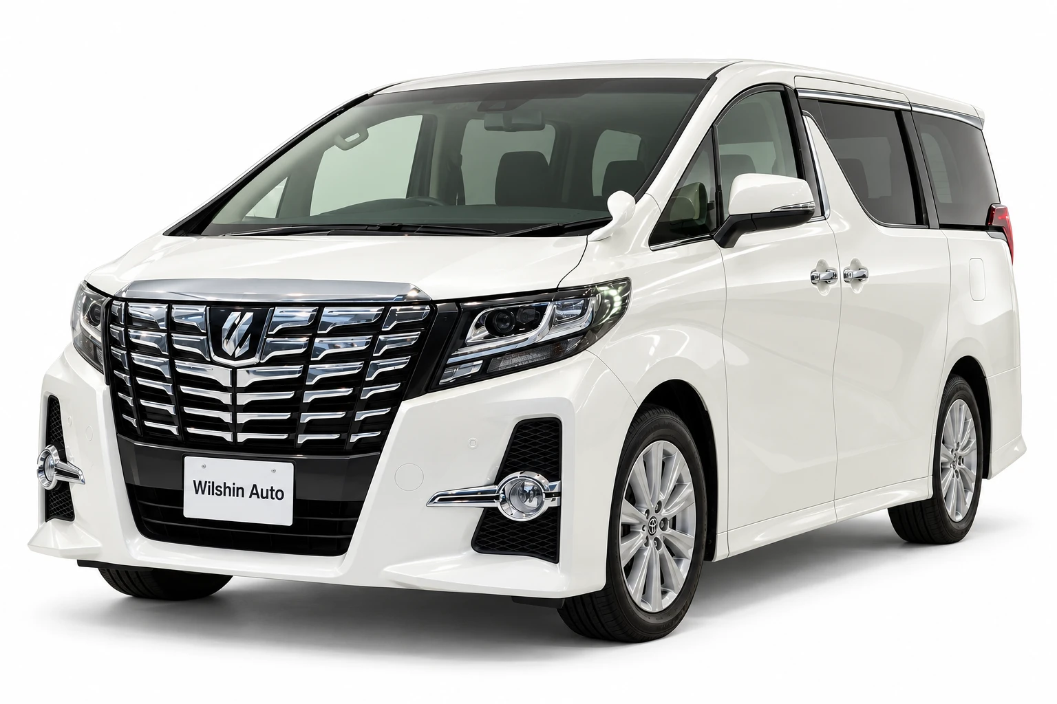 Toyota Alphard exterior, white-background model illustration