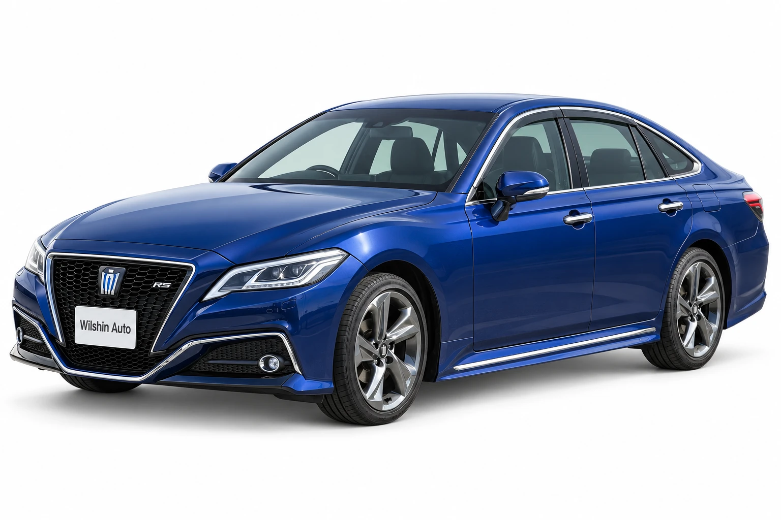 Toyota Crown — Blue illustration