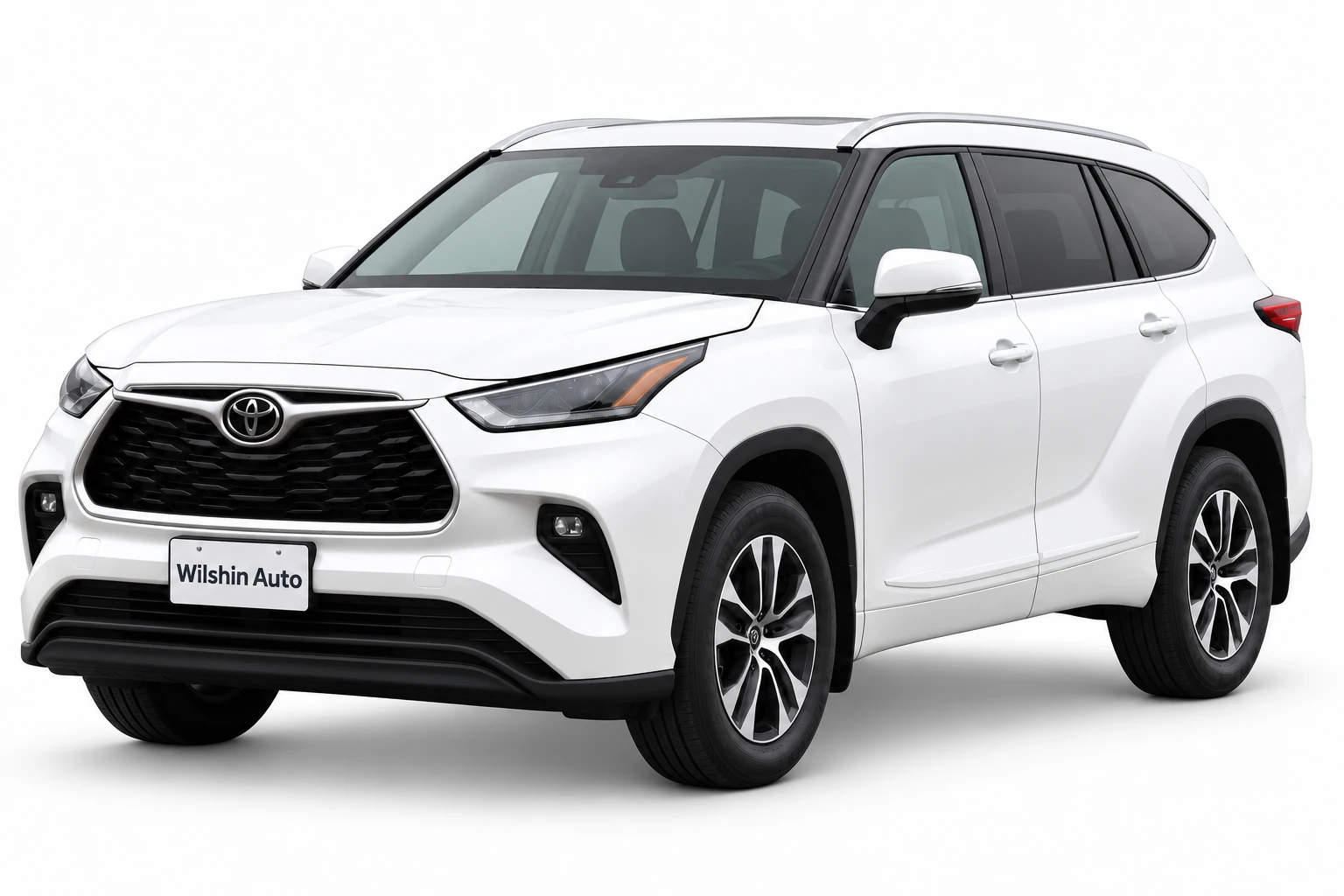 Toyota Highlander — White illustration