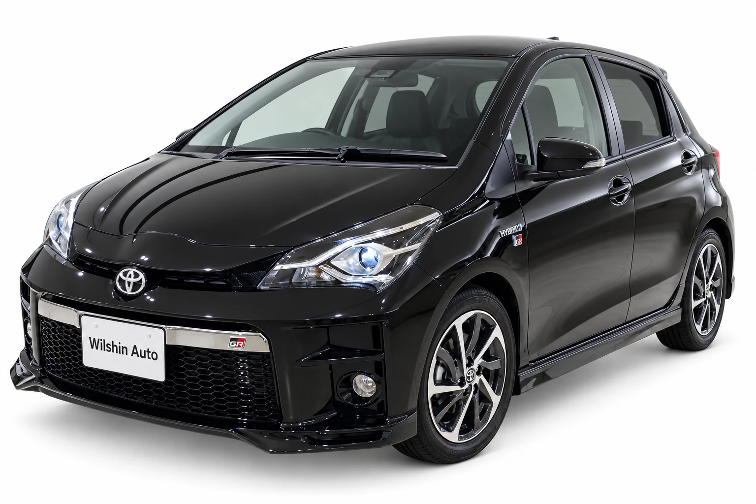 Toyota Vitz — Black illustration