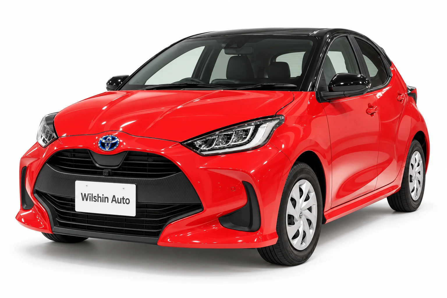 Toyota Yaris — Red illustration