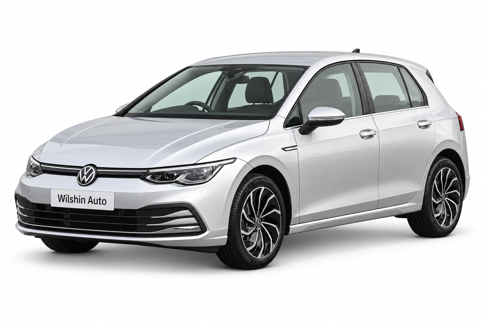 Volkswagen Golf — Silver illustration