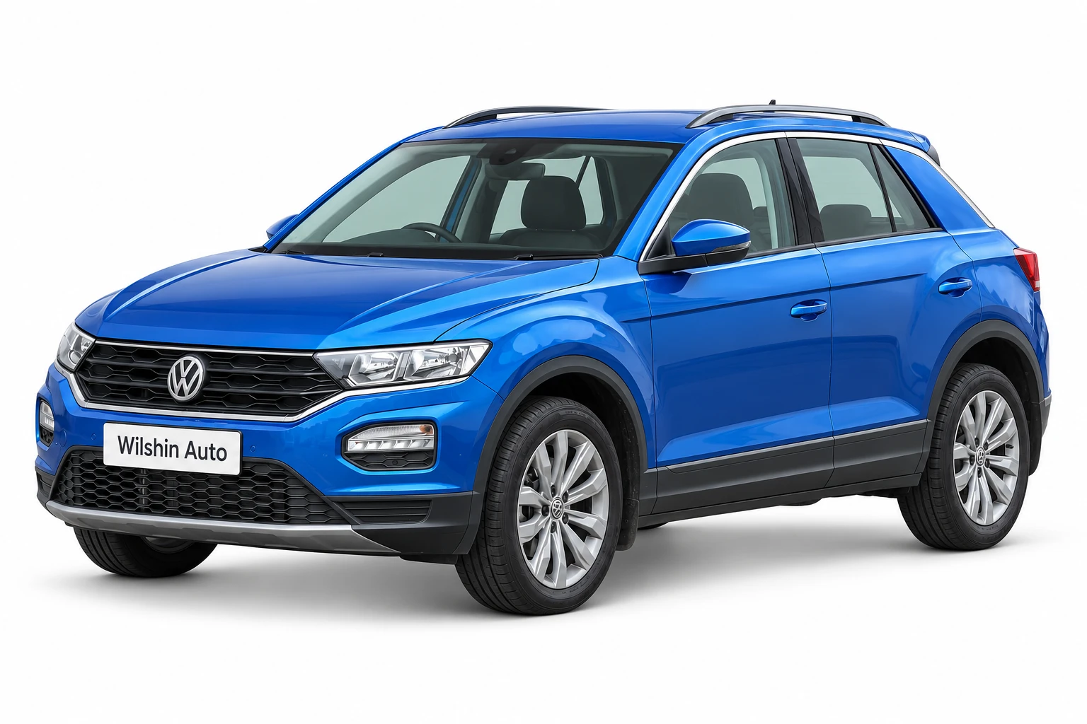 Volkswagen T-Roc — Blue illustration